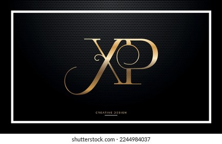 Alphabet Letters Icon Logo XP or PX Monogram