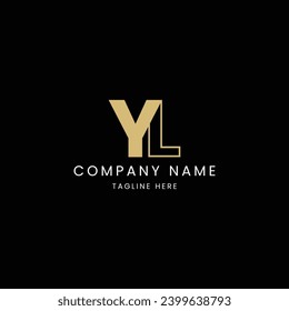 alphabet letters icon logo yl monogram

