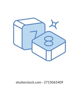 Letras del alfabeto Icono Vector Ilustración de stock
