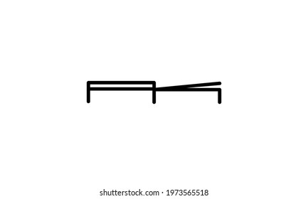 Alphabet letters Initial Monogram logo AK