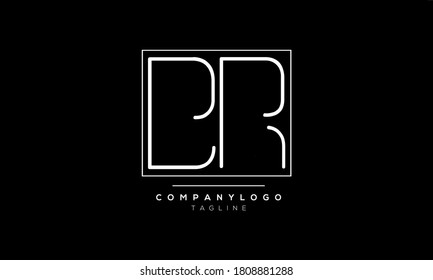 Alphabet Letters Initials Br B R Stock Vector (Royalty Free) 1808881288 ...