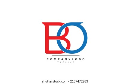  Alphabet letters Initials Logo BO