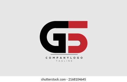 Alphabet letters Initials logo G5