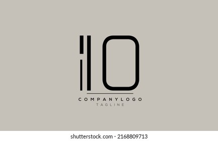 Alphabet letters Initials logo I10