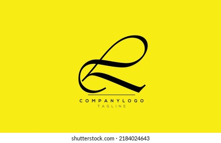  Letras alfabéticas Logo de Iniciales L