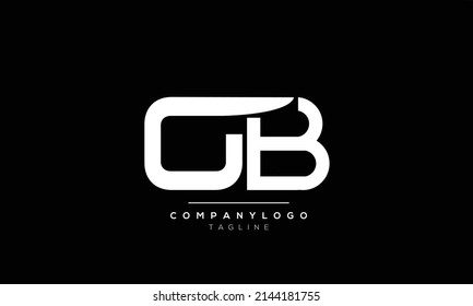 Alphabet letters Initials logo OB