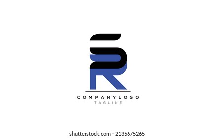 Alphabet Buchstaben Initial Logo SR