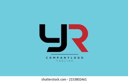  Alphabet letters Initials logo YR
