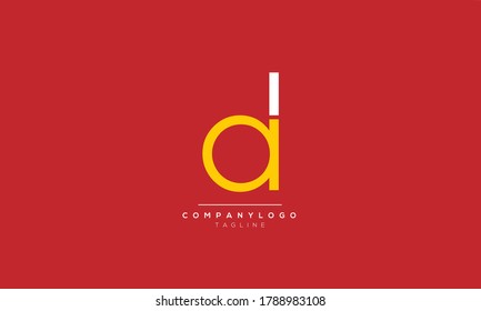 Alphabet letters Initials Monogram AD,DA,A and D