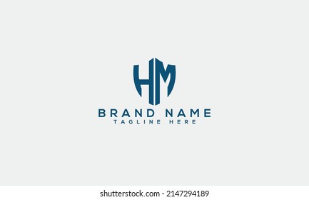 Alphabet letters Initial Monogram Business logo HM oder MH