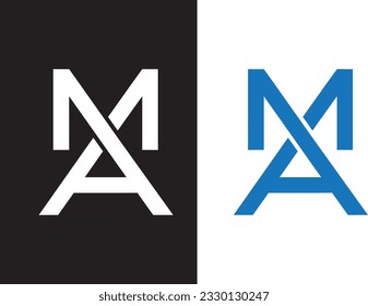 Alphabet letters Initials Monogram, Initial Design vector