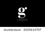 Alphabet letters Initials Monogram logo G, G INITIAL, G letter