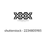 Alphabet letters Initials Monogram logo XXX,XXX  INITIAL,XXX  letter