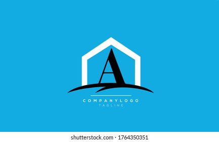 Alphabet letters Initials Monogram logo A and A home