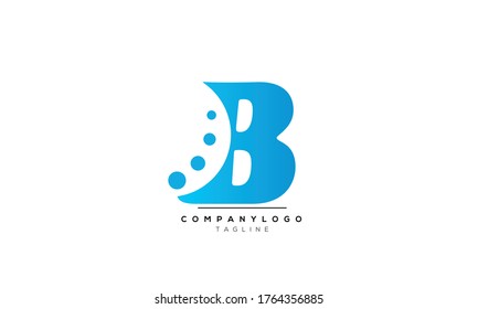 Alphabet letters Initials Monogram logo B