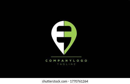 Letras alfabéticas Iniciales Logotipo Monograma EB, BA, E y B