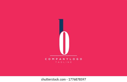Alphabet letters Initials Monogram logo bo,ob,b and o