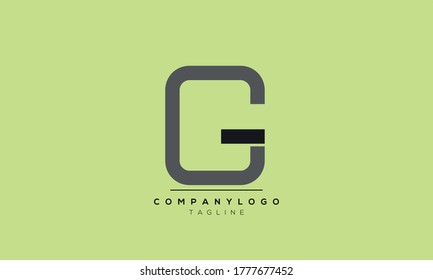 Alphabet letters Initials Monogram logo GC,CG,G and C