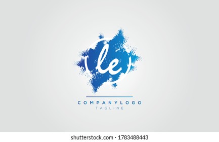 Alphabet letters Initials Monogram logo le,el,l and e