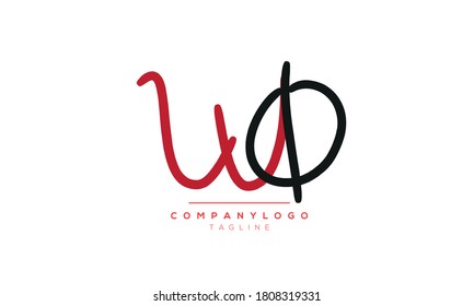 Alphabet letters Initials Monogram logo WO,OW,W and O