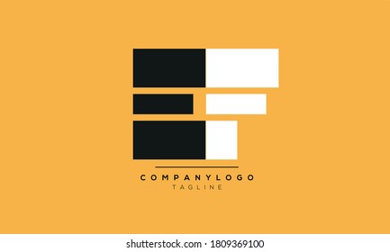 Alphabet letters Initial Monogram Logo EF, FE, E und F