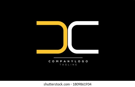 Alphabet letters Initials Monogram logo DC,CD,D and C