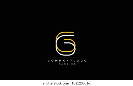 Alphabet letters Initials Monogram logo  gg,g,g and g