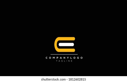 Alphabet letters Initials Monogram logo  EC,CE,C and E