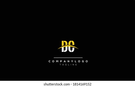 Letras alfabéticas Iniciales Logo Monograma dc, cd, c y d