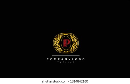 Alphabet letters Initials Monogram logo  OP,PO,O AND P
