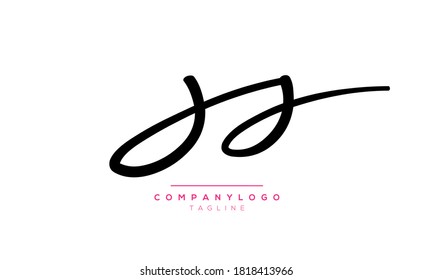 Alphabet letters Initials Monogram logo SS