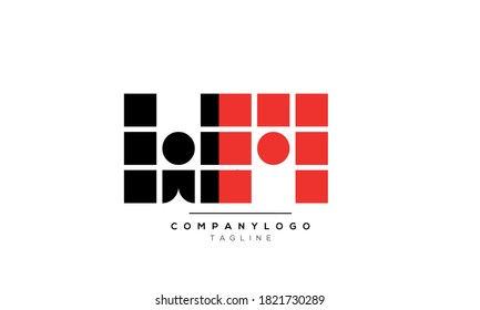 Letras alfabéticas Iniciales Logotipo Monograma WM, MW, W y M