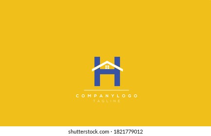 Alphabet letters Initials Monogram logo  h home ,h realestate.