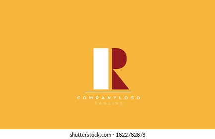 Alphabet letters Initials Monogram logo  IR,RI, I AND  R
