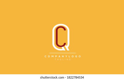 Alphabet letters Initials Monogram logo  cq,qc ,c AND  q