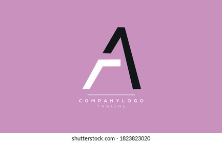 Alphabet letters Initials Monogram logo RA,AR,R AND A