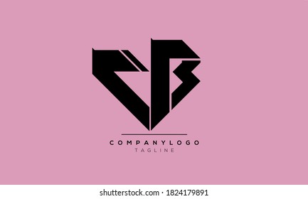 Alphabet letters Initial Monogram Logo CB, BC, C und B