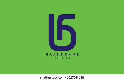 Alphabet letters Initials Monogram logo BF, BF INITIAL, BF letter, B and F