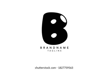 Alphabet letters Initials Monogram logo B, B INITIAL, B letter