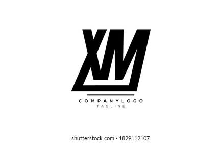 Alphabet letters Initials Monogram logo XM,MX,M and X