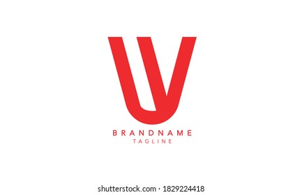 Alphabet letters Initials Monogram logo YV,VY INITIAL, YV letter, Y and V