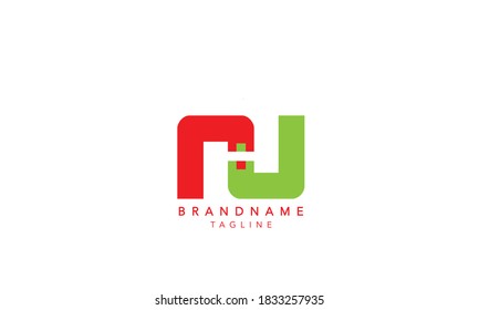 Letras alfabéticas Iniciales Monograma NU,NU INITIAL, letra NU , U y N