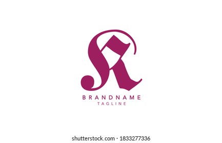 Alphabet letters Initials Monogram logo R, R INITIAL, R letter ,