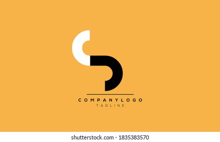 Alphabet letters Initials Monogram logo CS, C and S