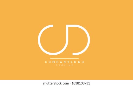 Alphabet letters Initials Monogram logo CD,DC,C and D