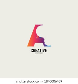 Alphabet letters Initials Monogram logo a, aa