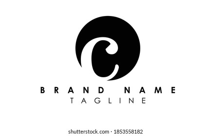 Alphabet letters Initials Monogram logo C, C Initial Logo