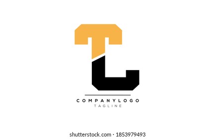 Alphabet letters Initials Monogram logo TC or CT