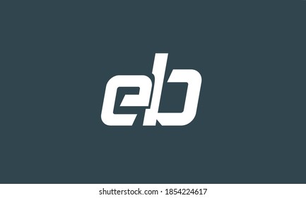 Alphabet letters Initial Monogram Logo EB, BE, E und B