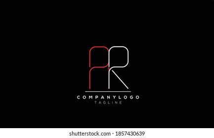 Alphabet letters Initial Monogram Logo A UND R